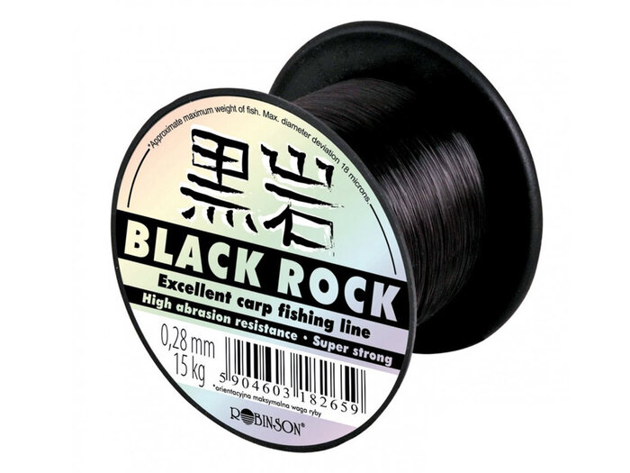 Rekwisieten januari tweedehands Black Rock Super Strong Lijn 600 m. | Robinson - Roofvis XL