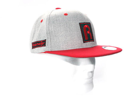 Snapback Cap Grijs / Rood (Rozemeijer)