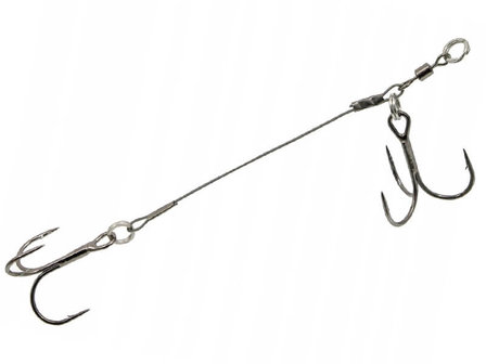 Swimbait Stinger 2 dreggen Onderlijn 12 cm.