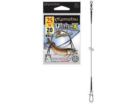 Stalen onderlijnen Volfram X Carbon Coating 2 st. 20 cm