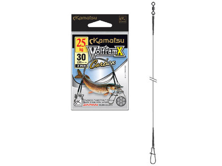 Stalen onderlijnen Volfram X Carbon Coating 2 st. 30 cm