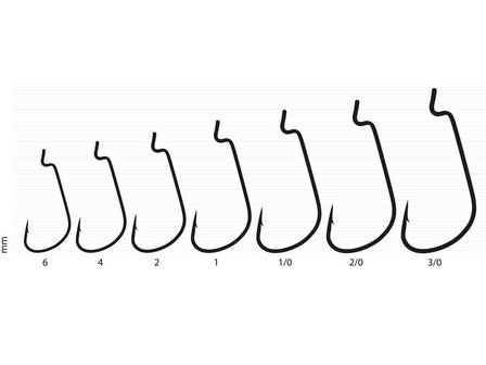 Kamatsu Offset Hook Haken Regular (5 st.)