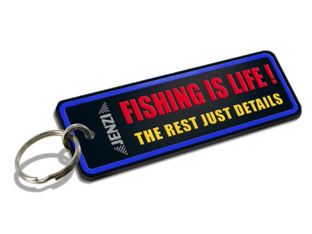 Vis Sleutelhanger "Fishing Is Life!"