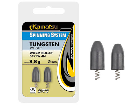 Kamatsu Tungsten Worm Bullet Screw-In (2 st.)