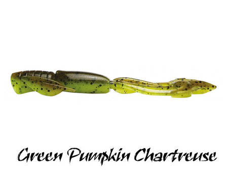 Keitech Crazy Flapper 7,1 cm | Green Pumpkin Chartreuse