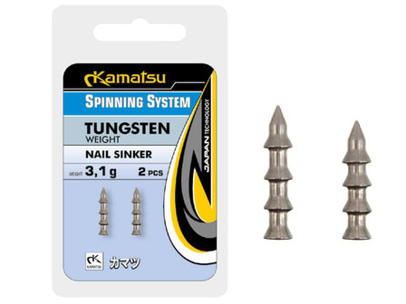 Kamatsu Tungsten Nail Sinkers (2 st.)