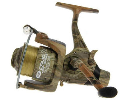 Carp Runner Camo Vrijloopmolen + Lijn