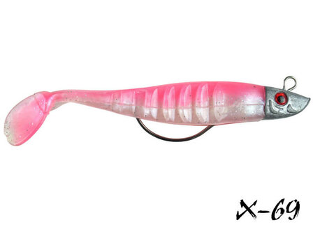 Scanner Soft Shad 11 cm. X-69 Roze