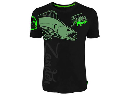 T-shirt Zander Mania | Vis Shirt Snoekbaars