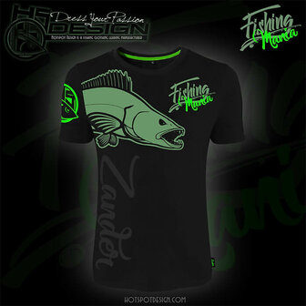 Hotspot Design T-shirt Zander Mania (Snoekbaars)