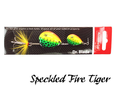 Dr. Blade Tandem Spinner 10 gr. Rozemeijer | Speckled Fire Tiger