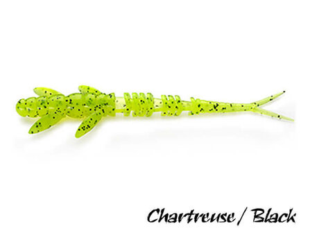 FishUp Flit Softbait 7,5 cm | Chartreuse / Black