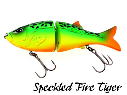 Rozemeijer Jerk &amp; Swim Hardbait 14 cm | Speckled Fire Tiger