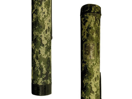 Camouflage Hengel koker hard case foudraal 145 cm