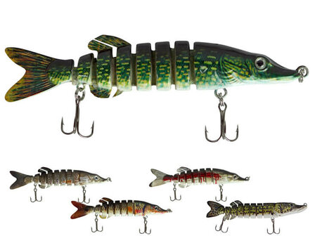 Secto Pike 8-delige Snoek Plug 13 cm.