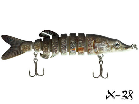 Secto Pike 8-delige Snoek Plug X-38