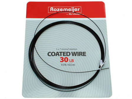 Staaldraad 1x7 (4,5 meter) 30 LB Rozemeijer