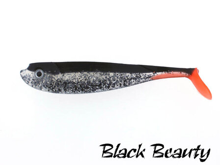 Urban Sense Paddle Tail Dropshot Softbait 9,5 cm. Black Beauty