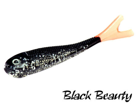 Urban Sense V-Tail Dropshot Softbait 8 cm. | Black Beauty