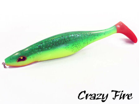 Rozemeijer Pike Strike Giant Paddle Shad | Crazy Fire