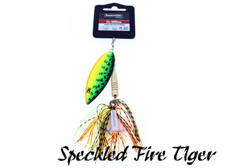 Dr. Willow Spinner #6 - Speckled Fire Tiger