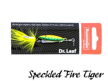 Dr. Leaf Spinner #3.5 - Speckled Fire Tiger