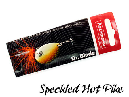 Rozemeijer Dr. Blade Spinner #4 - 5 gr. | Speckled Hot Pike