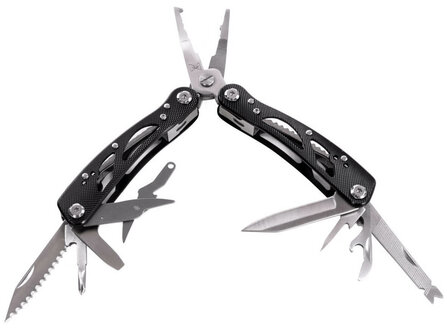 Metalen Multitool Zakmes Deluxe Zwart