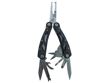 Metalen Multitool Zakmes Deluxe Zwart Z-Fish