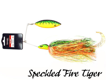 Dr. Bait Spinnerbait - Speckled Fire Tiger