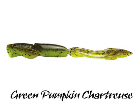 Keitech Crazy Flapper 7,1 cm | Green Pumpkin Chartreuse