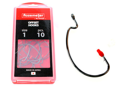 Offset Hook Haken 10 st. (Rozemeijer)