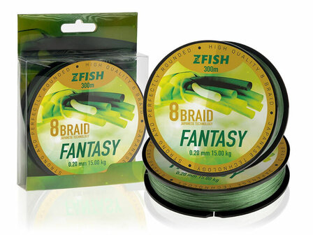 Gevlochten Lijn Fantasy 8-Braid 300 m.