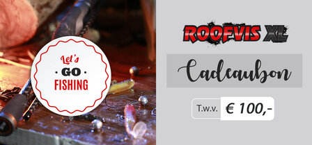 Cadeaubon Roofvis XL &euro;100,-