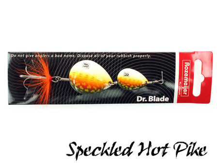 Dr. Blade Tandem Spinner 10 gr. Rozemeijer | Speckled Hot Pike