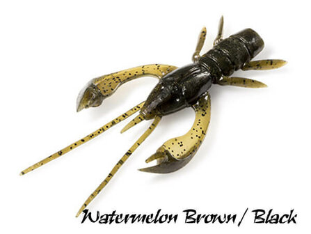 FishUp Real Craw Softbait 4,8 cm | Watermelon Brown / Black