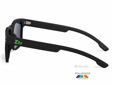 Z-Fish Gepolariseerde Zonnebril Solara Zwart / Blauw glas + Brillendoos