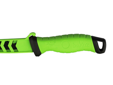RVS Fileermes + Hoes Rubberen handvat