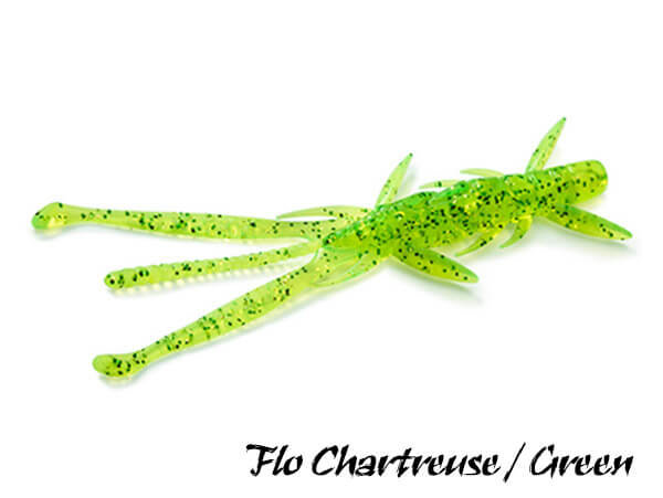 FishUp Shrimp Softbait 7,5 cm | Flo Chartreuse / Green