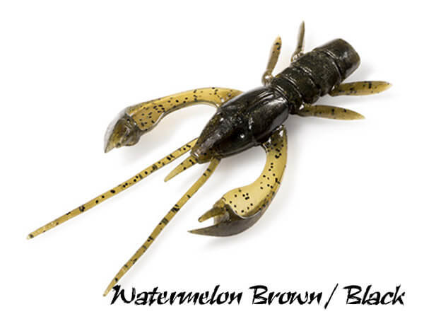 FishUp Real Craw Softbait 4,8 cm | Watermelon Brown / Black