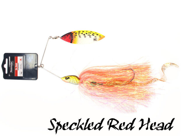 Dr. Bait Spinnerbait - Speckled Red Head