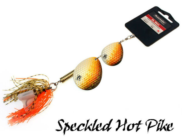 Rozemeijer Dr. Skirt Tandem Spinner | Speckled Hot Pike