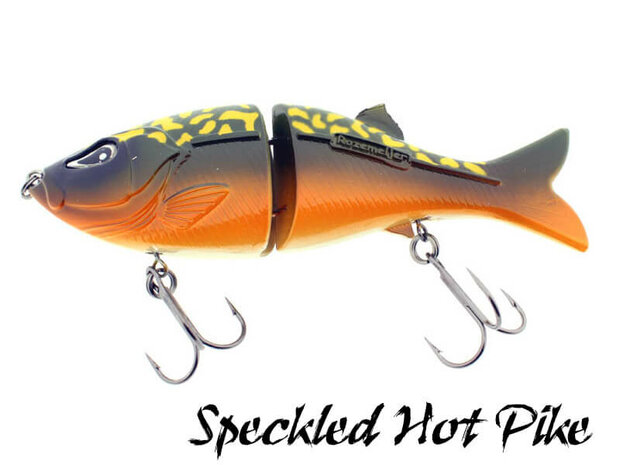 Rozemeijer Jerk & Swim Hardbait 14 cm | Speckled Hot Pike
