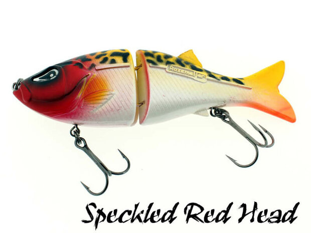 Rozemeijer Jerk & Swim Hardbait 14 cm | Speckled Red Head