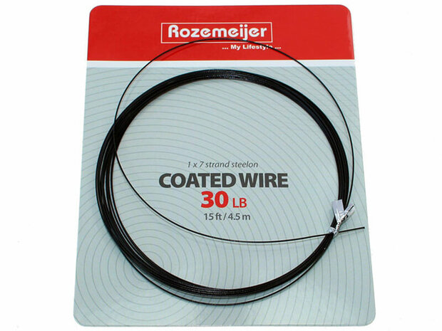 Staaldraad 1x7 (4,5 meter) 30 LB Rozemeijer
