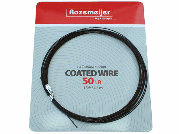 Staaldraad 1x7 (4,5 meter) 50 LB Rozemeijer