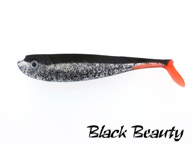 Urban Sense Paddle Tail Dropshot Softbait 9,5 cm. Black Beauty