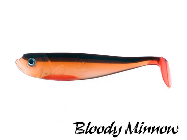 Urban Sense Paddle Tail Dropshot Softbait 9,5 cm. Bloody Minnow