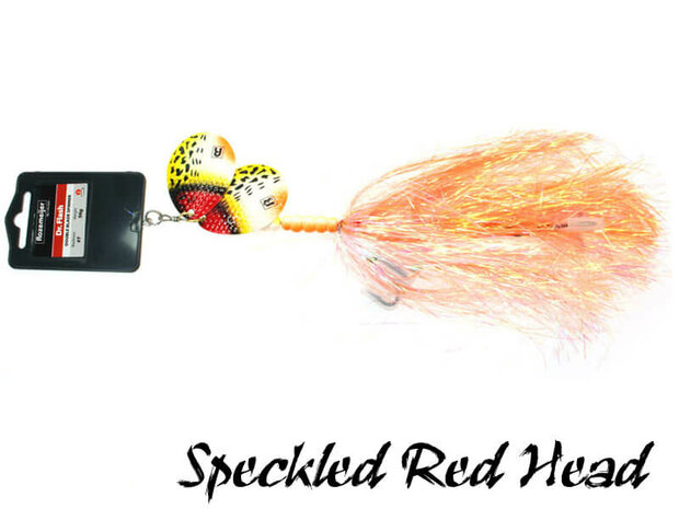 Rozemeijer Dr. Flash Dubbele Spinner 56 gr. Speckled Red Head