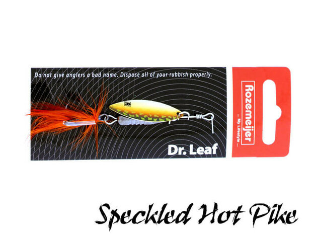 Dr. Leaf Spinner #3.5 - Speckled Hot Pike